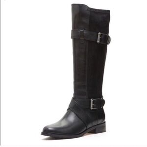 Cole Haan Black Combat & Moto Boots